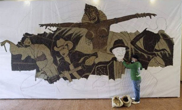مليون حبة قهوة لرسم لوحة من الفسيفساء large (2).jpg